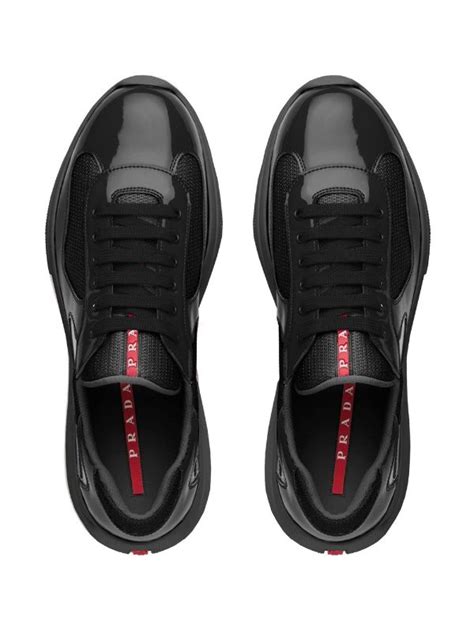 scarpe argento prada|farfetch prada sneakers.